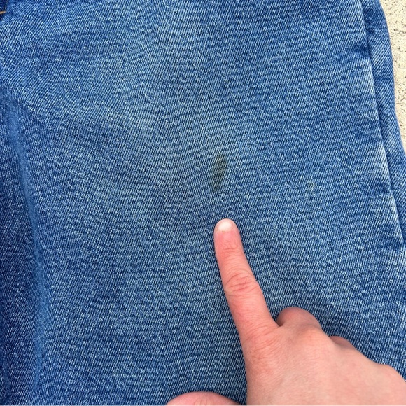 L.L. Bean‎ Flannel Lined Demin 36x30 Vintage Jeans Cottagecore Academia - Picture 2 of 6